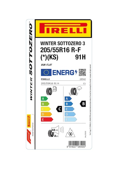 Pirelli 205/55r16 91h Rft Wınter Sottozero Kış Lastiği 2022