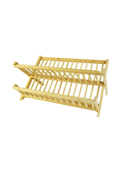 Paçi Kitchen Serisi Bambu Katlanabilir Tabaklık - Bulaşıklık 47x32 Cm Diğer