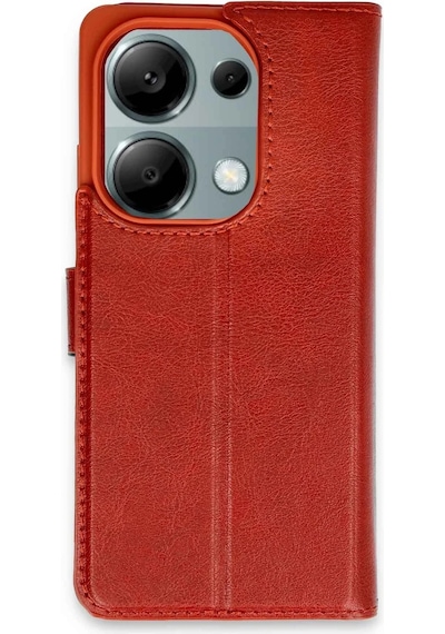 Uryport Xiaomi Redmi Note 13 Pro 4g Kılıf Trend S Plus Kapaklı Kılıf - Kırmızı