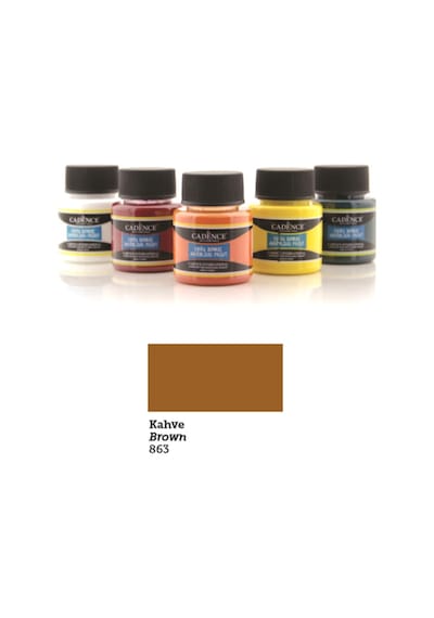 Cadence Ebru Boyası 45Ml 863 Kahve