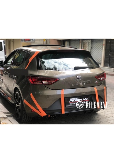 Seat Leon Mk3 2012-2020 Spoiler Plastik Boyalı