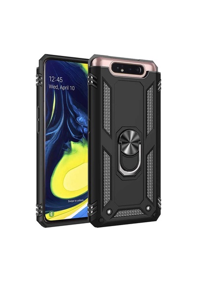 Samsung Uyumlu Galaxy A80 Kılıf Zore Vega Kapak Siyah
