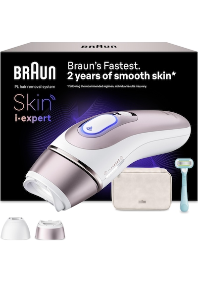 Braun Ipl Skin İ Expert, Evde Lazerle Tüy Alma, App İle, Çanta, Gillette Venus, 2 Başlık, Pl7211
