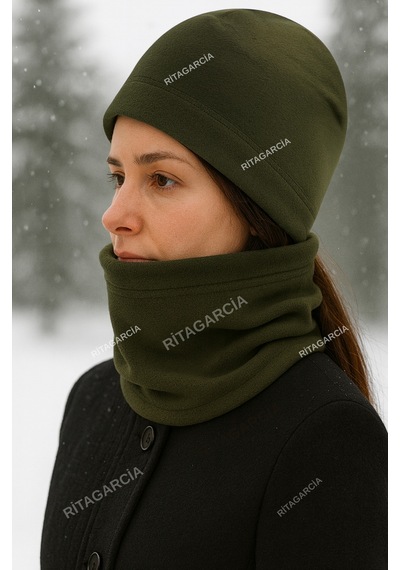 Ritagarcia Polar Haki Bere Boyunluk 2.li Set