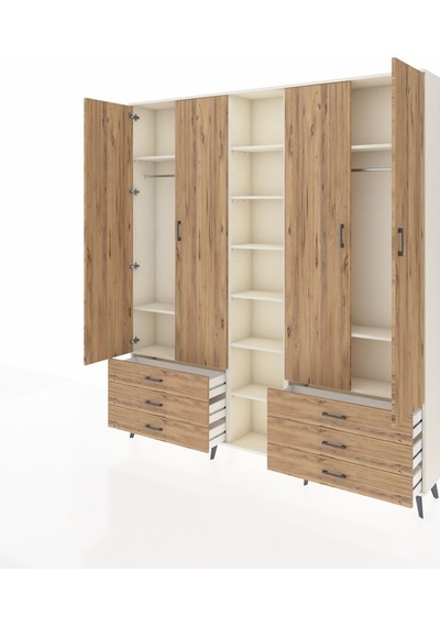 Arges Dolap 13 Raflı 6 Çekmeceli 2 Askılı 220x30x243 Aytaşı-çam/çam Atlas Çam/atlas Çam Arges Dolap 13 Raflı 6 Çekmeceli 2 Askılı 220x30x243 Aytaşı-çam/çam Atlas Çam/atlas Çam
