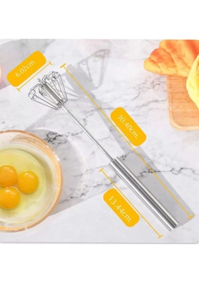 Bas-çek Mikser Karıştırıcı Paslanmaz Çelik El Itme Çırpma Blenderi Yumurta Çırpıcı Süt Köpürtücü Çel Diğer