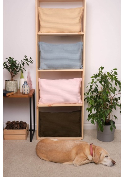 Peraluna Free Pıllow %100 Organik Pamuk Triko Yastık Kılıfı 60x40 Cm Toz Pembe - Toz Pembe