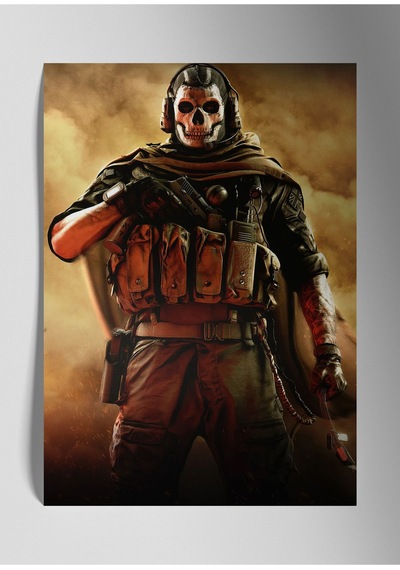 Call Of Duty: Ghosts - Metal Poster Tablo