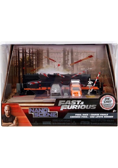 Jada Fast & Furious Nano Train Scene Diorama