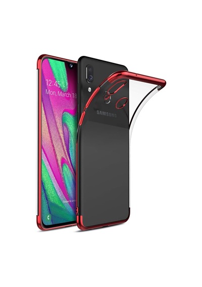 A40 İle Uyumlu Darbeye Karşı Dayanıklı Lazer Kesim Silikon Tpu Kılıf Kırmızı, A40 Sku: Zeusb0f5j1jdhh
