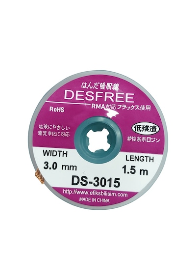 Desfree Ds-3015 Lehim Çekme Teli 3 Mm 1.5m