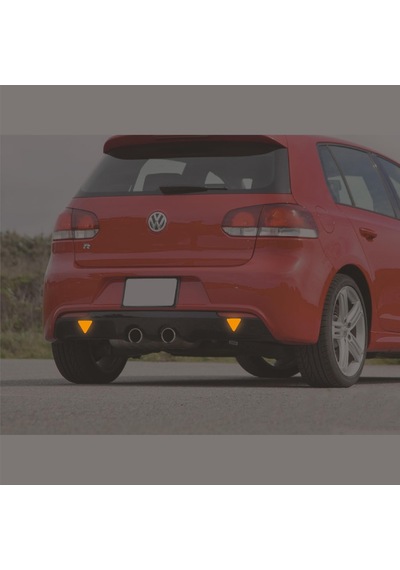 Sarı Reflective Reflektif 2'li Üçgen Sticker Paketi Otomobil Motosiklet Reflektif Parlayan Sticker Etiket Modeli