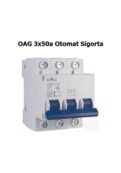 Oag 3x50 Amper Trifaze Otomat Sigorta