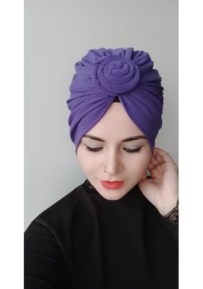 Kadın Düğüm Burgu Bone Lila Lila