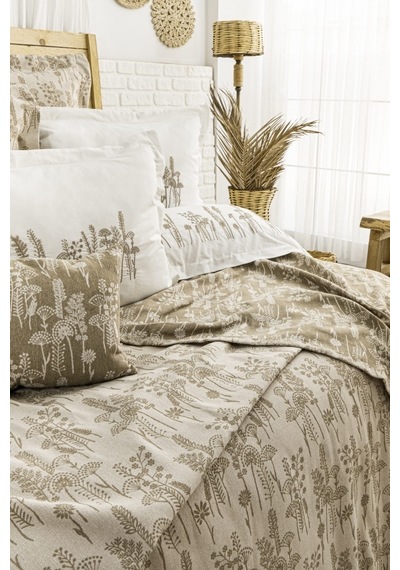 Valencia 8 Parça Çift Kişilik Çeyiz Seti Kahverengi 240 X 260 Cm Kahverengi