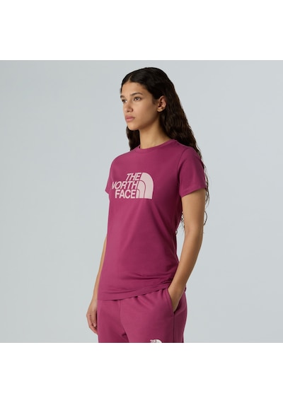 The North Face The Northfacew Ss Easy Tee Kadın Tişört Nf0a8a6d90m1 Nf0a8a6d90m1 Viş Vişne