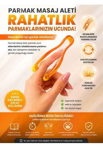 Nordmende Parmak Masaj Aleti El Ve Parmak Rahatlatıcı Masaj Aparatı