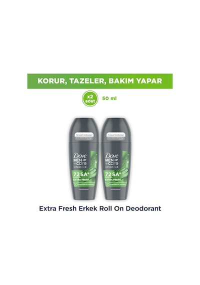 Dove Men +care Erkek Roll On Deodorant Extra Fresh 50 Ml X2
