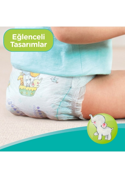Prima Aktif Bebek 3 Beden Midi Bebek Bezi 62 Adet
