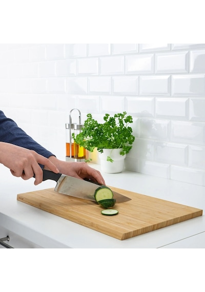 Ikea Vörda Şef Bıçağı 20 Cm Krom - Siyah Çok Renkli