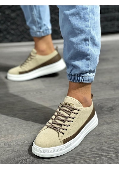 Knack Sneakers Ayakkabı 010 Vizon Süet Vizon