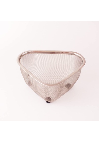 Deconox Paslanmaz Çelik Ayaklı Lavabo Çöp Süzgeci 18x13x10 Cm