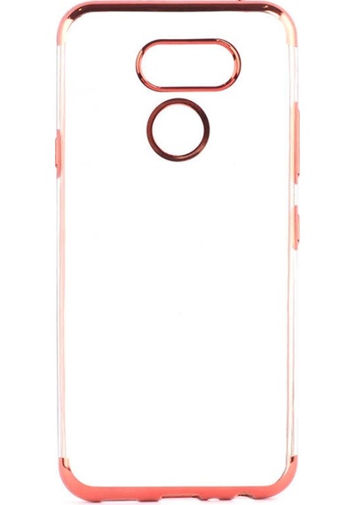 LG Uyumlu K40S Kılıf Zore Dört Köşeli Lazer Silikon Kılıf