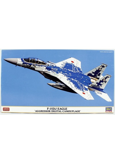 Hasegawa 2454 1/72 Ölçek, F-15dj Eagle Aggressor Digital Camouflage , Limited Edition , Savaş Uçağı Plastik Model Kiti-55907