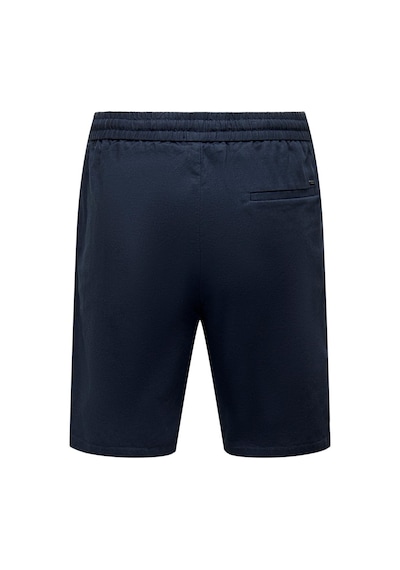 Only & Sons Onslinus 0007 Cot Lin Shorts Noos Erkek Şort-26437 - XS Lacivert