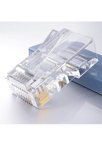 Ancheyn Yeni Nesil Delikli Cat6/cat5 Rj45 Jack Konnektör Utp 100 Adet 4381