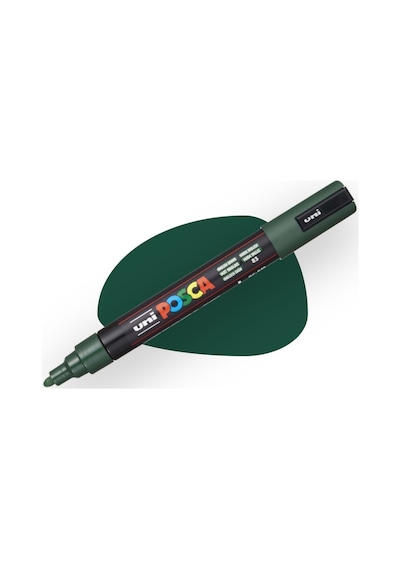 Uni-ball Posca 1.8-2.5 Su Bazlı B.markörü İngiliz Yeşili N Pc-5m