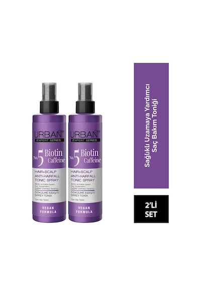 Biotin Ve Kafein Içeren Saç Kökü Güçlendirici Hızlı Uzamaya Yardımcı Tonik 200 Ml X 2
