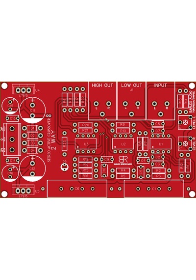 Çift Yönlü Stereo Aktif Çapraz Geçiş Özellikli Op-Amp Devresi