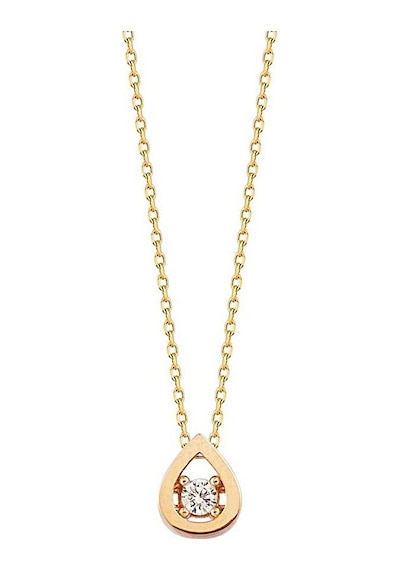 Damla Tektaş Altın Kolye Rose Gold 14K