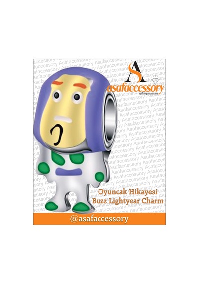 Oyuncak Hikayesi Buzz Lightyear Charm Asafaccessory Gümüş