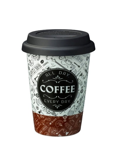 Pasabahce Coffee To Go Porselen Kupa Çok Renkli