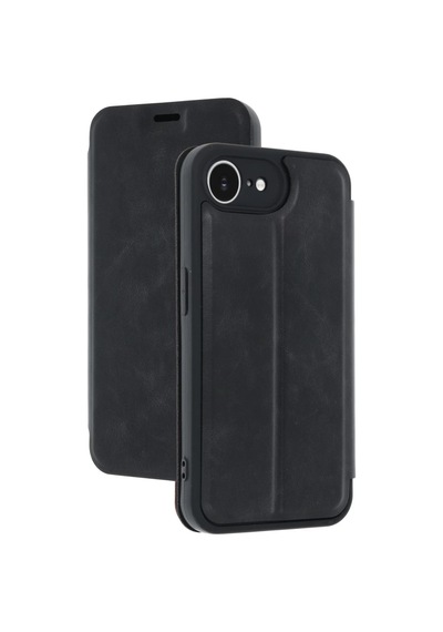 Apple Uyumlu iPhone 16e Uyumlu Kılıf Flip Cover - Siyah