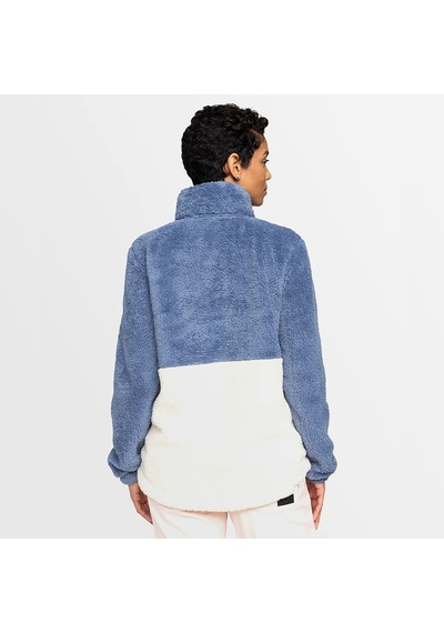 Roxy Alabama Mock Neck Kadın Mavi Polar Üst Erjft04830 Mavi