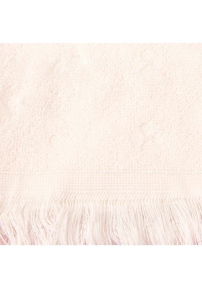 Soft Bordura El Havlusu - Ekru - 30x50 Cm Renkli
