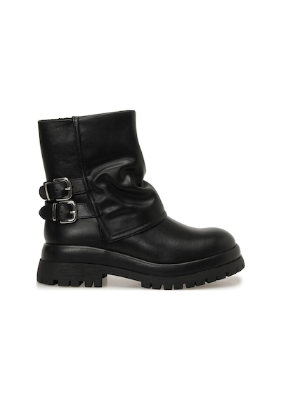 Butigo 25k-8103 5pr Siyah Kadın Biker Bot 000000000102050925 Siyah