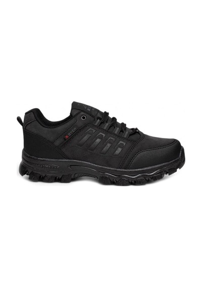 Xstep X5-26 Trekking Outdoor Kar Kış Erkek Ayakkabı 45-47 Siyah