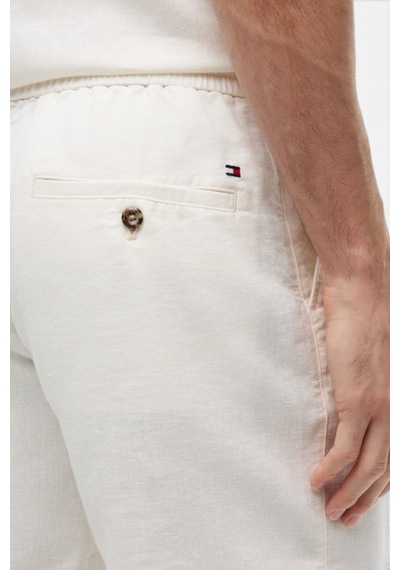 Tommy Hilfiger Dover 8 Po Sorona Lınen 2/2 Erkek Sarı Şort - Mw0mw44353