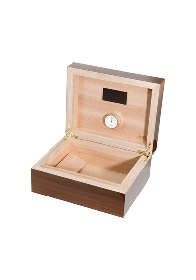 Gentili Emilio Kahverengi Ahşap Kaplama Humidor 373037