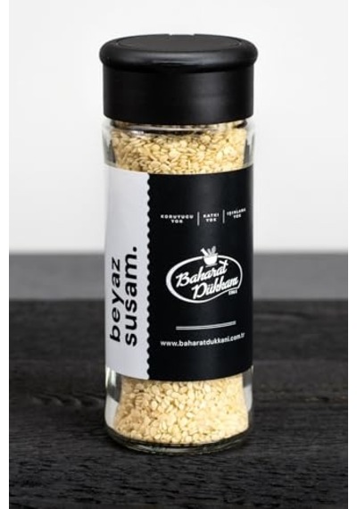 Dükkanı Beyaz Susam 65gr Cam Çok Renkli