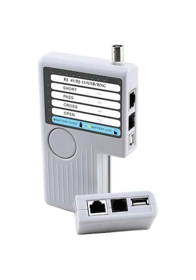 Noyafa Nf-3468 4'ü 1 Arada Kablo Test Cihazı Rj11 Rj45 Usb Bnc