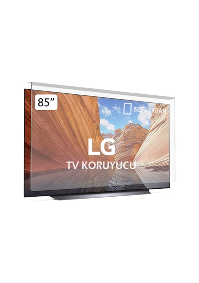 Lg 85" İnç 214 Cm Ekran Kırılmaz Tv Ekran Koruyucu Oled Qled Qned Nanocell Gerçek Yüksek Mukavemetli