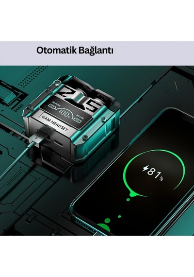 Bluetooth Kulaklık Kablosuz Anc Gürültü Önleyici Stereo Ses Yeni Nesil 00