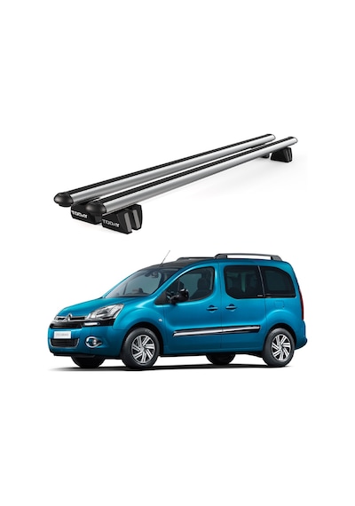 Pençe Citroen Berlingo 2008-2018 Uyumlu Gri Ara Atkı 135cm Port Bagaj Tavan Barı