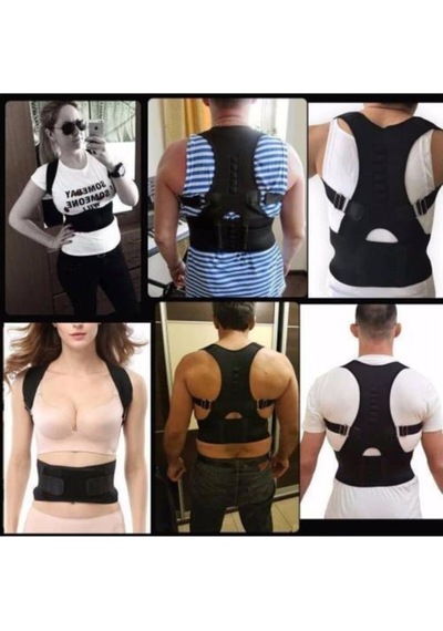 Manyetik Spor Dik Duruş Erkek Bel Omuz Sırt Destek Korsesi