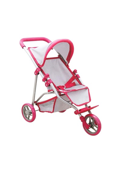Nessiworld 3 Tekerlekli Pembe Gri Puset